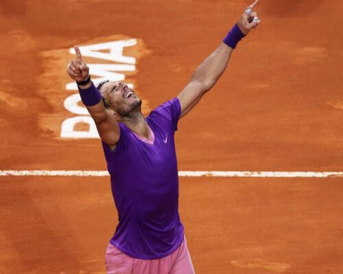 Rafael Nadal câștigă turneul de la Roma, după ce îl bate pe Djokovic în finală