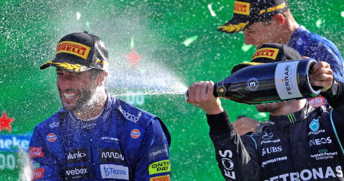 Ricciardo învingător în Marele Premiu De Formula 1 al Italiei, accident Verstappen-Hamilton