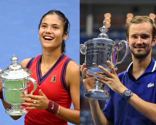 Emma Răducanu și Daniil Medvedev sunt campionii US Open 2021